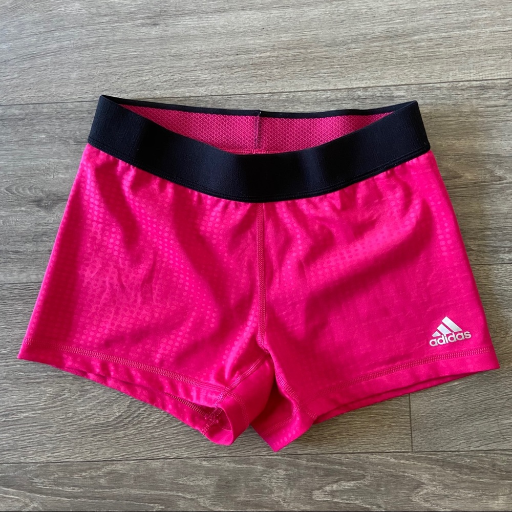 Adidas Pink Techfit Shorts